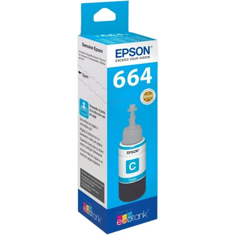 Encre compatible Epson 664 pour EcoTank , Pack 4x100ml InkTec