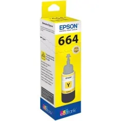 Encre jaune Epson 664 pour EcoTank | 1 Flacon de 70ml