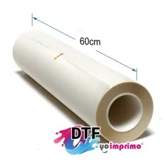 Filme DTF 60 cm mate, 75 mícrons, hot peel (bobinas 150m e 100m)