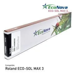 Eco-Sol MAX 3 preto, Tinteiro compatível InkTec para Roland, 440ml | InkTec EcoNova