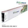 Eco-Sol MAX 3 negro, Cartucho compatible InkTec EcoNova para Roland, 440ml