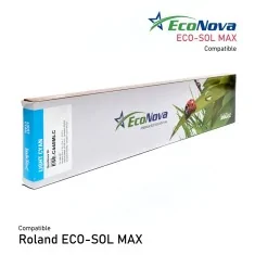 Cartouche compatible Roland Eco-Sol Max Light Cyan, 440 ml | InkTec EcoNova ID