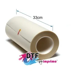 Film DTF 33 cm mat, 75 microns, peeling à chaud (bobine 100m)
