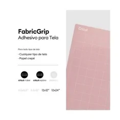 Cricut FabricGrip (12x12"), tapis de découpe de tissu