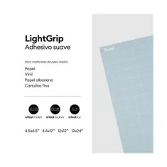 Cricut LightGrip (12x12"), Tapete de corte con adhesivo suave