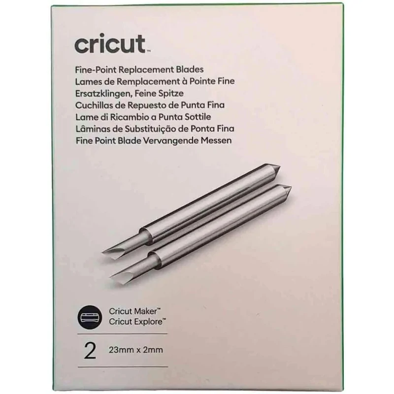 Cuchillas de corte de punta fina Cricut (2 unidades) Cuchillas de corte de punta fina Cricut (2 unidades)