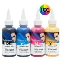 Pack: Sublinova Smart pour sublimation CISS (4 couleurs x 100ml) + Profil Couleur