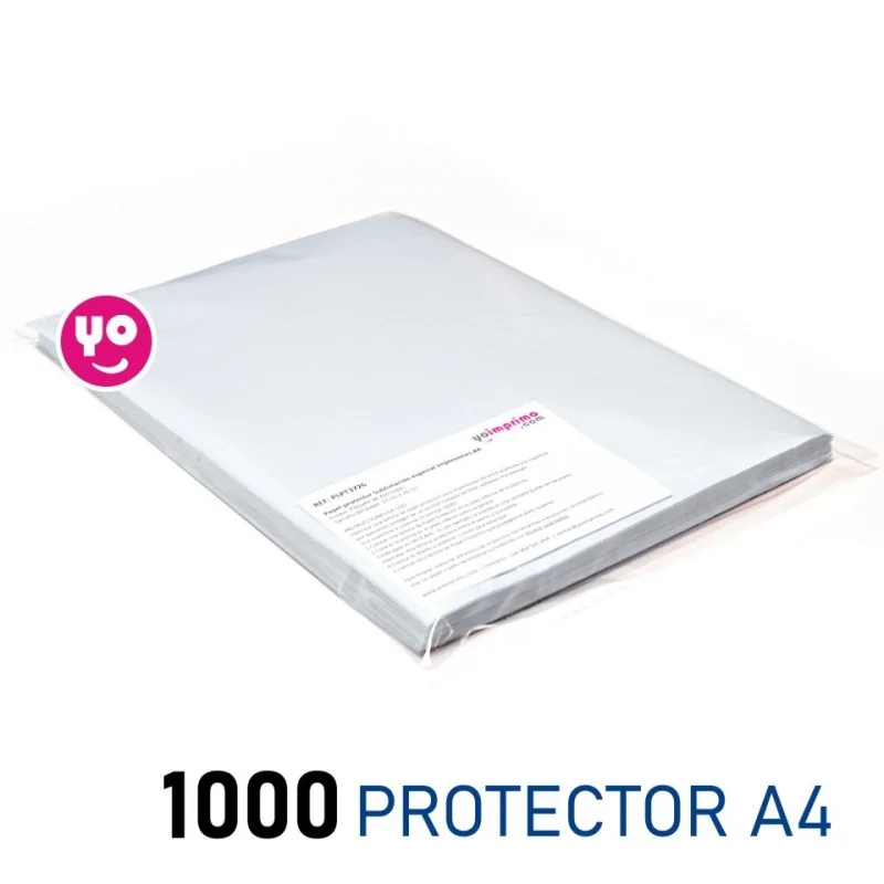 1000 hojas de papel protector A4 para plancha transfer