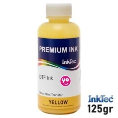 Tinta DTF Amarilla, InkTec (botella 125gr)