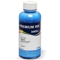 Encre pigmentée InkTec E0019 pour imprimantes Epson Ecotank PRO et WF PRO. CYAN (flacon de 100 ml)