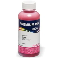 Tinta pigmentada InkTec E0019 para impresoras Epson Ecotank PRO y WF PRO. MAGENTA (botella 100ml)