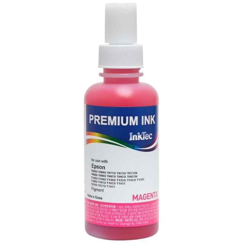 Tinta magenta Epson 112 compatível. Garrafa InkTec de 100ml