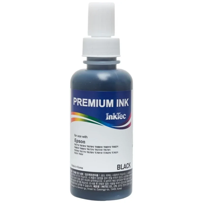 Tinta preta Epson 112 compatível. Garrafa InkTec de 100ml