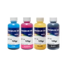 Encre DTF 4 couleurs, 4 flacons InkTec de 125ml. Pack CMYK