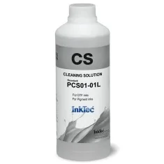 Líquido de limpeza de cabeçotes DTF à base de água. InkTec PCS (1 litro)