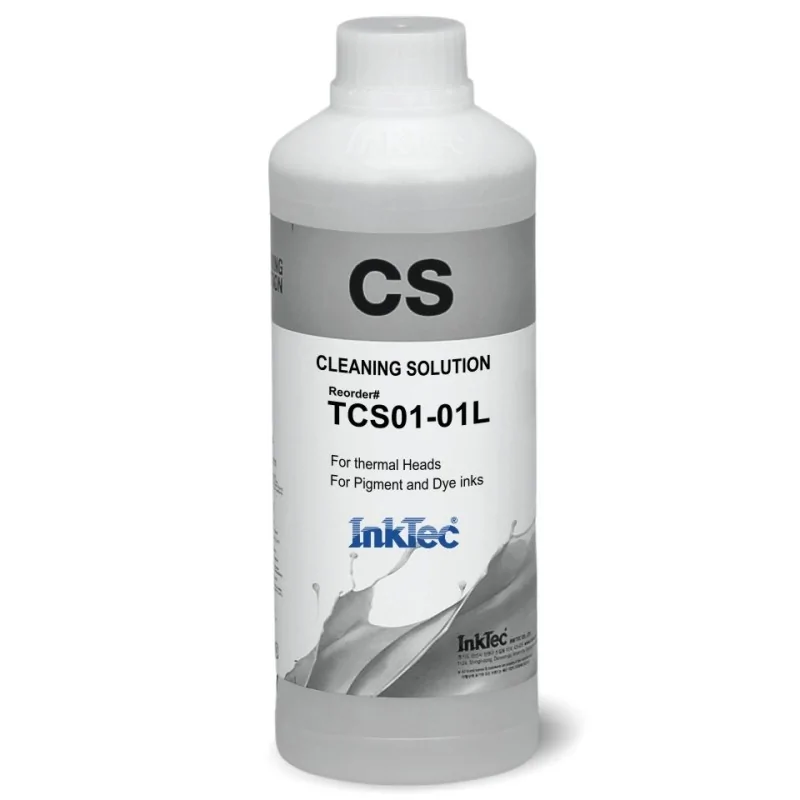 Líquido de limpieza para impresoras HP y Canon. InkTec TCS (1 Litro)