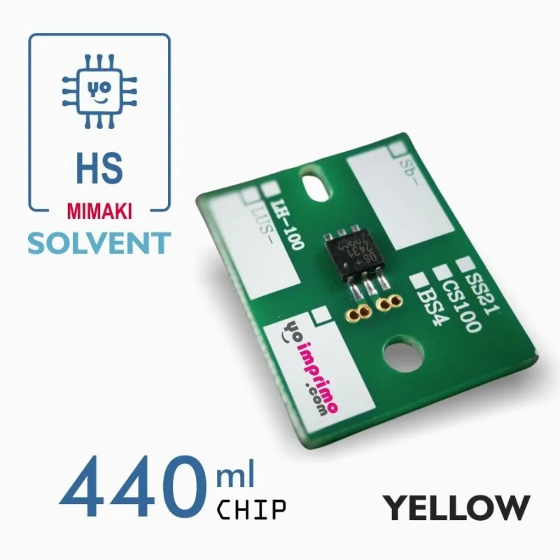 Chip HS para Mimaki JV5 (Amarillo)