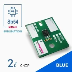 Chip SB54 para Mimaki MBIS 2 litros (Azul)
