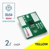 Chip SB54 para Mimaki MBIS de 2 litros (Amarillo) - yoimprimo