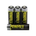 4 pilhas recarregáveis AA Powerex PRO 2700mAh com estojo