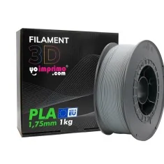 Filamento PLA Gris ø1,75 mm (bobina 1kg)