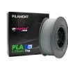 Filament PLA 3D, gris. ø1,75 mm (1kg) - Fabriqué en UE