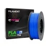 Filament PLA 3D, bleu. ø1,75 mm (1kg) - Fabriqué en UE