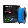 Filament PLA 3D, bleu clair. ø1,75 mm (1kg) - Fabriqué en UE