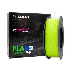 Filament PLA Jaune Fluor ø1,75 mm (bobine de 1kg)