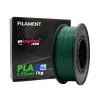 Filament PLA 3D, vert foncé. ø1,75 mm (1kg) - Fabriqué en UE