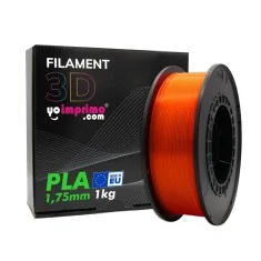 Filamento PLA Naranja Flúor ø1,75 mm (bobina 1kg)