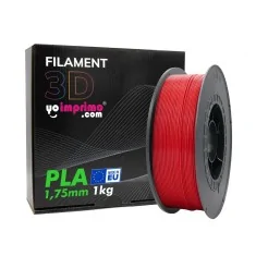 Filamento PLA Rojo ø1,75 mm (bobina 1kg)