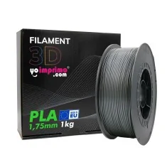 Filamento PLA Plata ø1,75 mm (bobina 1kg)