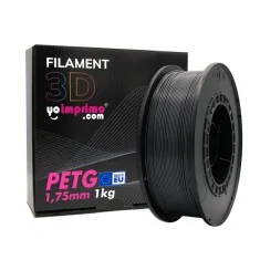 Filamento PETG Negro, ø 1,75 mm (1 kg)