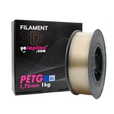 Filamento PETG Transparente, ø 1,75 mm (1 kg)