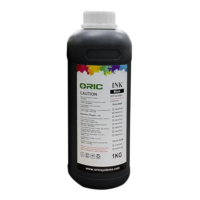 Encre noire DTF, ORIC (1 kg)