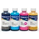 PACK 4 garrafas de tinta de 100ml para Brother. InkTec B1100