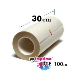 Filme DTF 30cm, mate, 90 mícrons, antiestático (bobina de 100m)