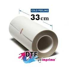 Film DTF 33cm, brillant, décollage à froid (bobine 100m)