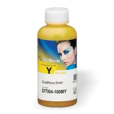 Tinta de sublimação amarela para impressoras Epson. SubliNova Smart (garrafa de 100 ml)
