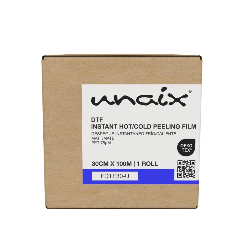 Film DTF instantáneo de 30cm UNAIX® (bobina 100m)