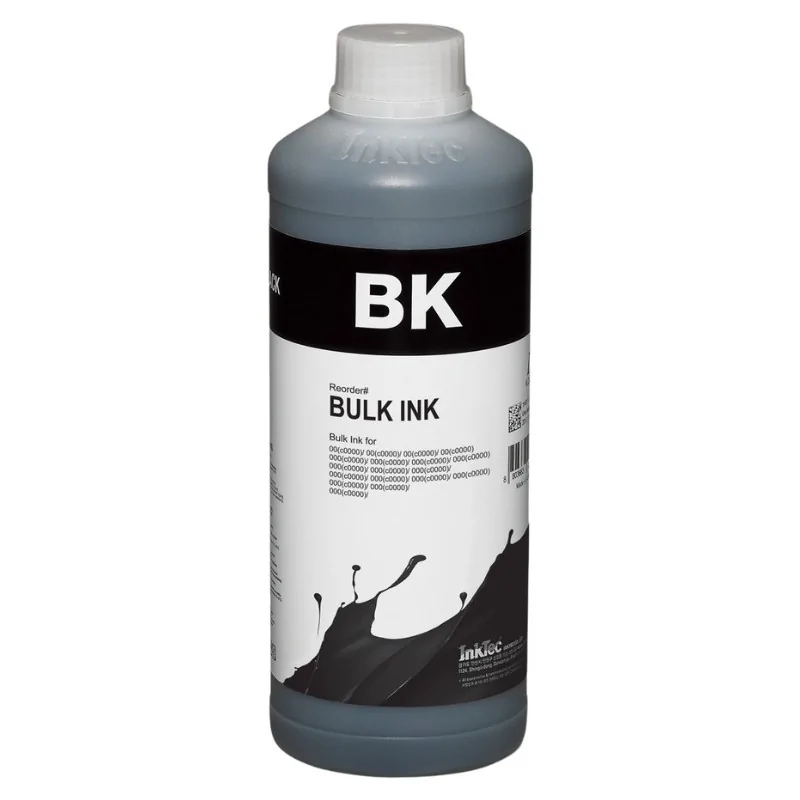 Tinta Inktec Preta Para Impressoras HP - 1 Litro