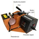 Prensa térmica para canecas de sublimação, Barein