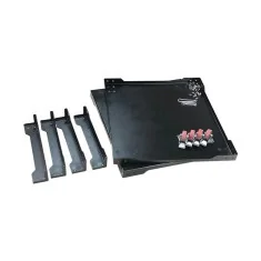 Mesa com rodas para prensas térmicas e máquinas (98cm x 88cm)