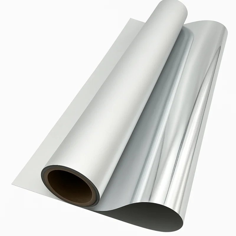 Film DTF Foil Plata de 30cm (bobina 10m)