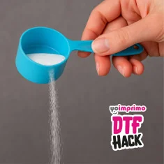 Poudre adhésive pour sublimation DTF Hack (500 g)