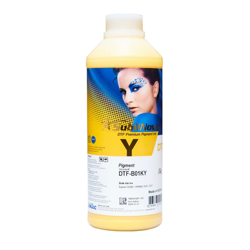 Tinta DTF amarilla, InkTec Tinta DTF amarilla, InkTec