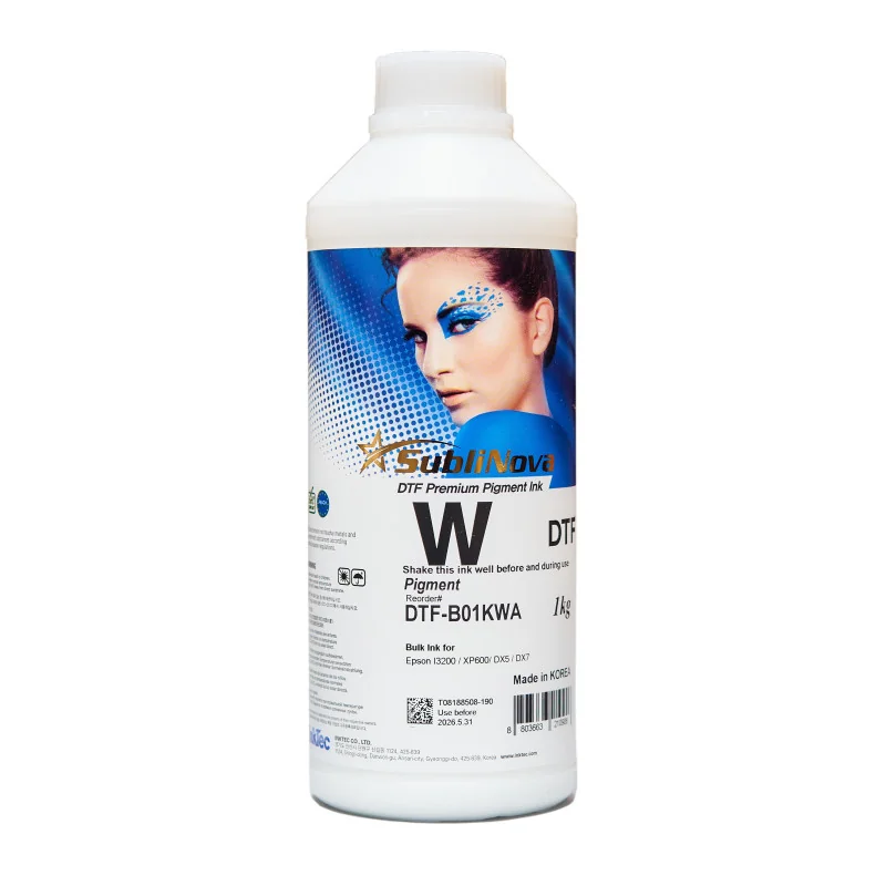 Encre DTF blanche, InkTec (1 Kg)