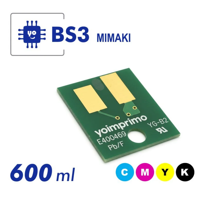 Puce d'encre Mimaki BS3, 600 ml
