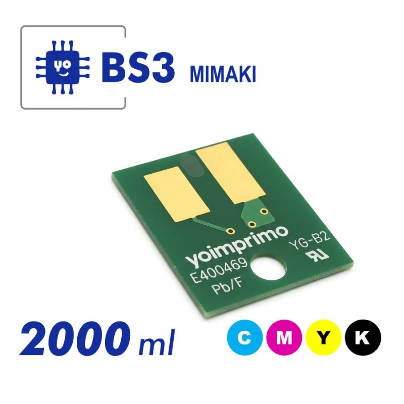 Chip de tinta Mimaki BS3, 2000ml